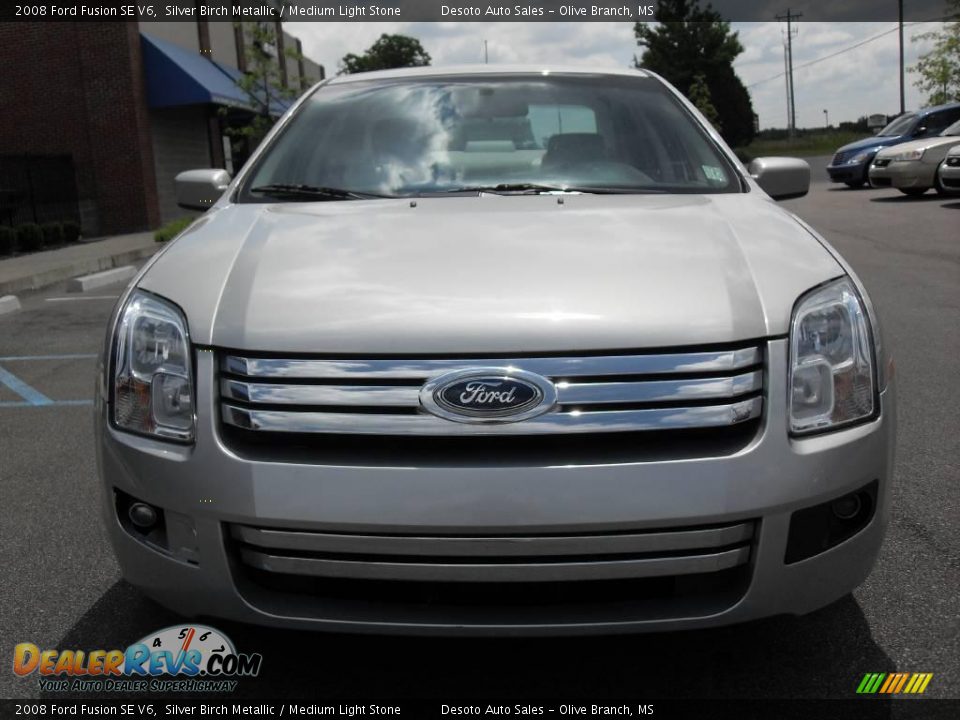 2008 Ford Fusion SE V6 Silver Birch Metallic / Medium Light Stone Photo #3