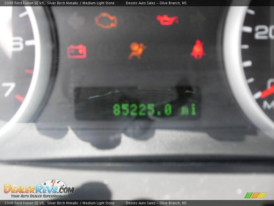 2008 Ford Fusion SE V6 Silver Birch Metallic / Medium Light Stone Photo #9