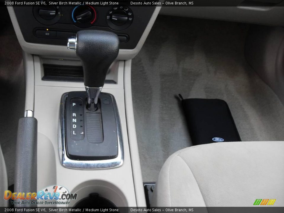 2008 Ford Fusion SE V6 Silver Birch Metallic / Medium Light Stone Photo #12