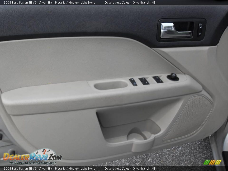 2008 Ford Fusion SE V6 Silver Birch Metallic / Medium Light Stone Photo #13