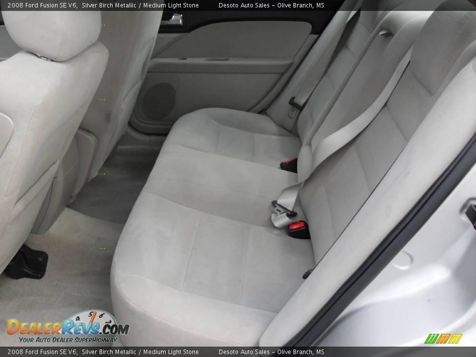 2008 Ford Fusion SE V6 Silver Birch Metallic / Medium Light Stone Photo #15