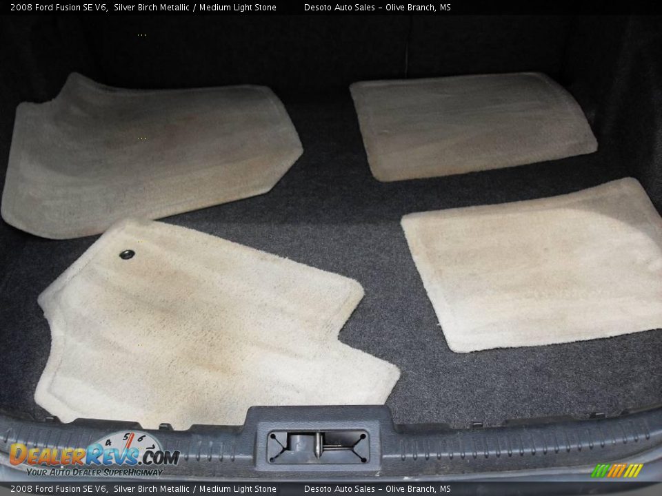 2008 Ford Fusion SE V6 Silver Birch Metallic / Medium Light Stone Photo #16