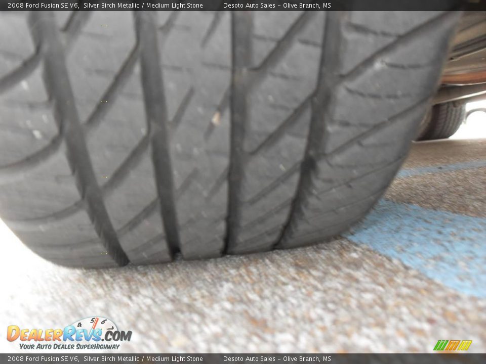 2008 Ford Fusion SE V6 Silver Birch Metallic / Medium Light Stone Photo #18