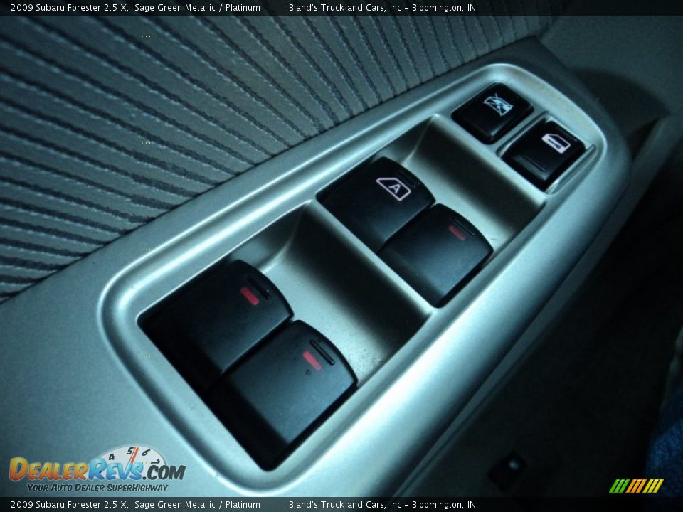 2009 Subaru Forester 2.5 X Sage Green Metallic / Platinum Photo #9