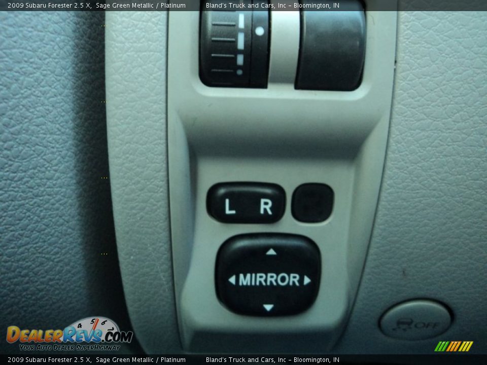 2009 Subaru Forester 2.5 X Sage Green Metallic / Platinum Photo #10