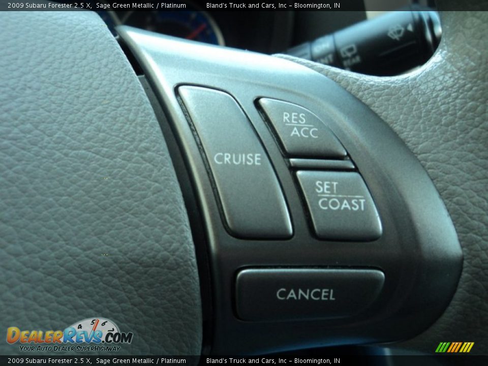 2009 Subaru Forester 2.5 X Sage Green Metallic / Platinum Photo #11
