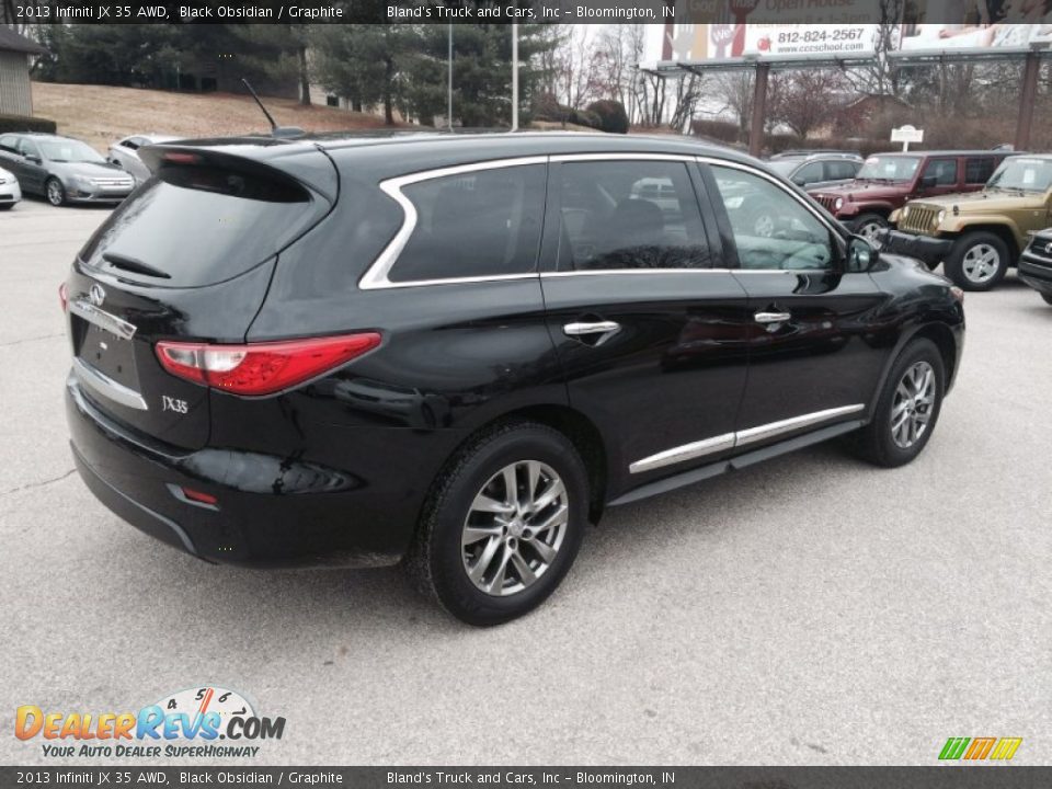 2013 Infiniti JX 35 AWD Black Obsidian / Graphite Photo #6