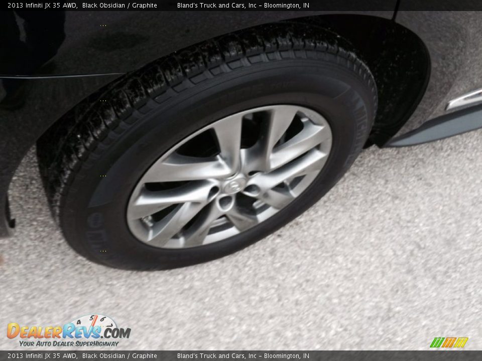 2013 Infiniti JX 35 AWD Black Obsidian / Graphite Photo #22