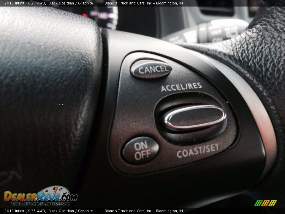 2013 Infiniti JX 35 AWD Black Obsidian / Graphite Photo #23