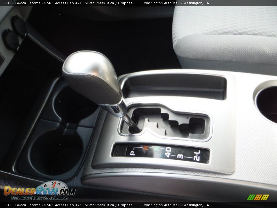 2012 Toyota Tacoma V6 SR5 Access Cab 4x4 Silver Streak Mica / Graphite Photo #16