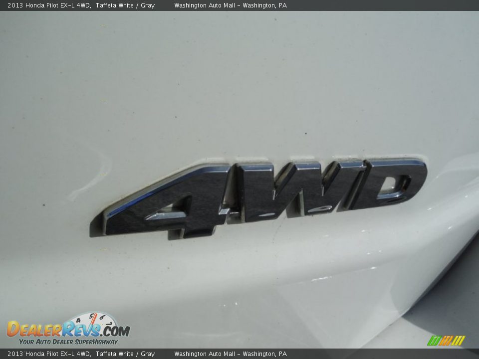 2013 Honda Pilot EX-L 4WD Taffeta White / Gray Photo #9