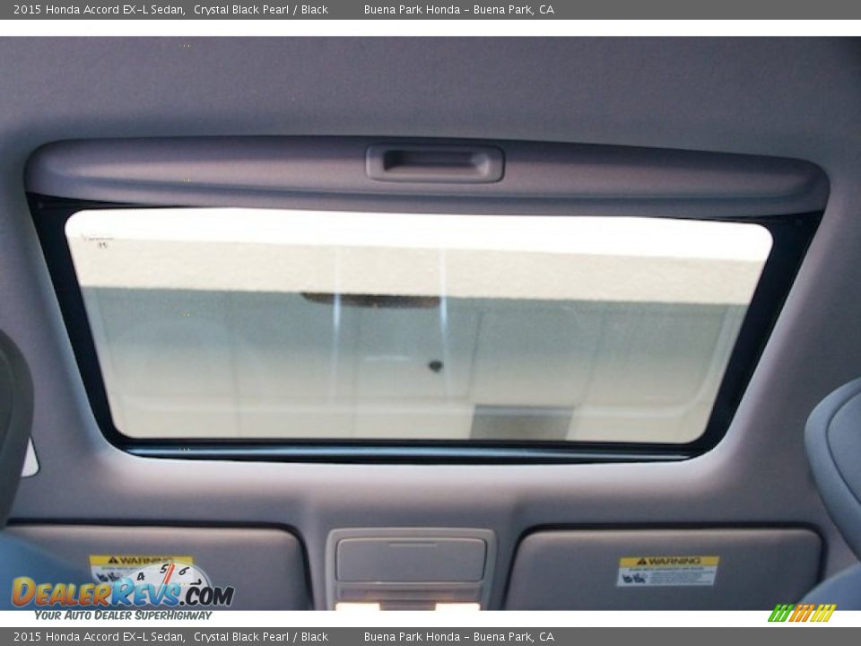 2015 Honda Accord EX-L Sedan Crystal Black Pearl / Black Photo #15