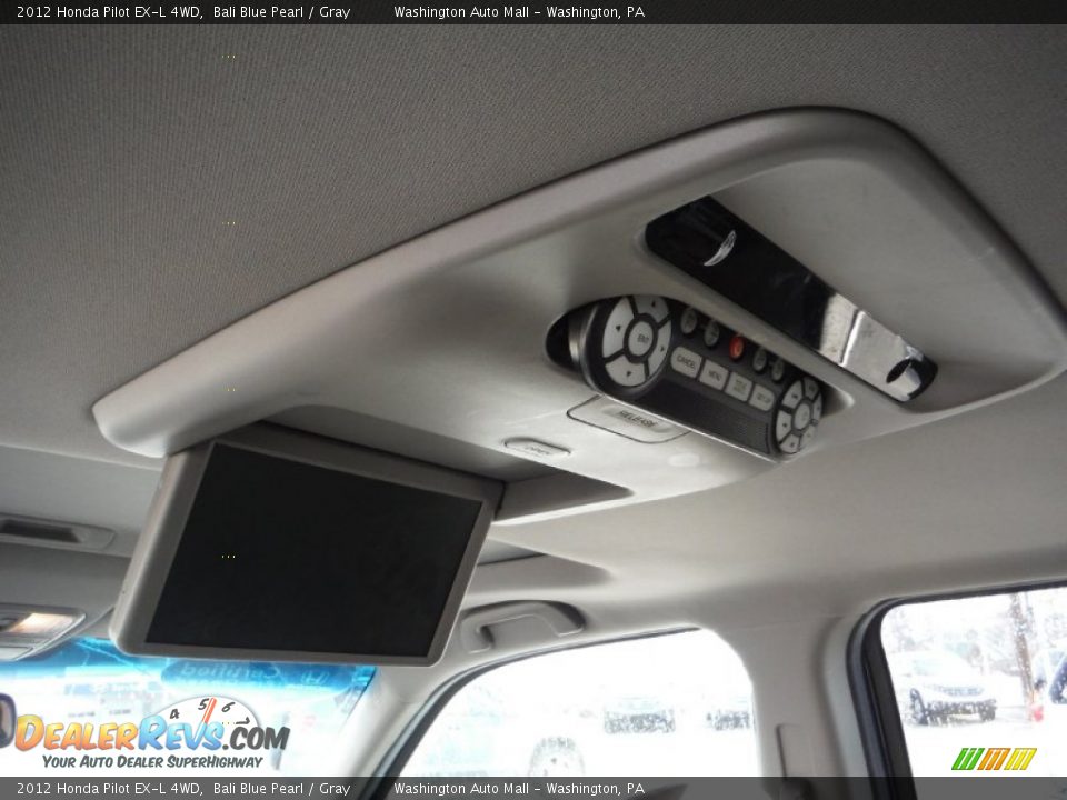 2012 Honda Pilot EX-L 4WD Bali Blue Pearl / Gray Photo #9