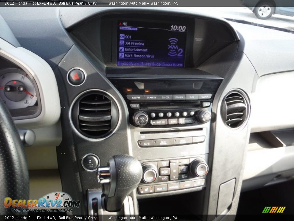 2012 Honda Pilot EX-L 4WD Bali Blue Pearl / Gray Photo #13