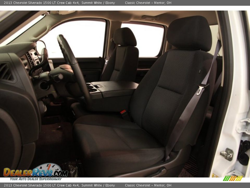 2013 Chevrolet Silverado 1500 LT Crew Cab 4x4 Summit White / Ebony Photo #5