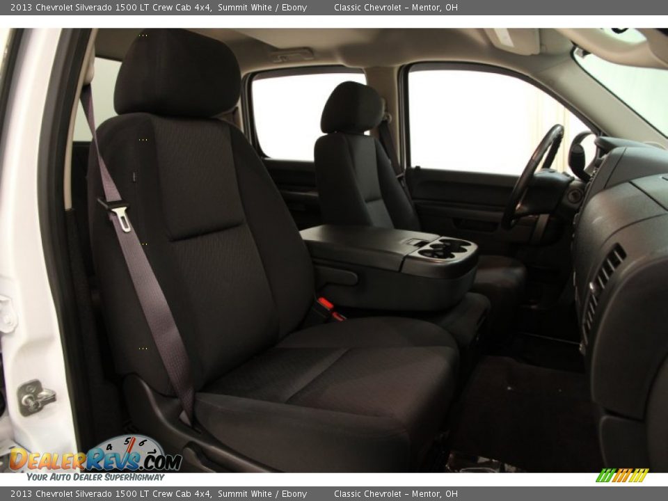 2013 Chevrolet Silverado 1500 LT Crew Cab 4x4 Summit White / Ebony Photo #9