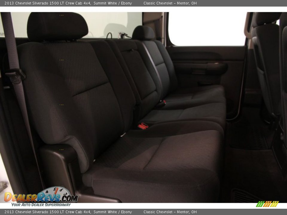 2013 Chevrolet Silverado 1500 LT Crew Cab 4x4 Summit White / Ebony Photo #10