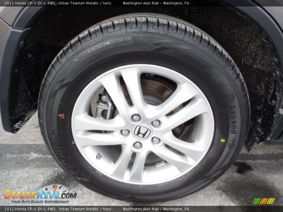 2011 Honda CR-V EX-L 4WD Urban Titanium Metallic / Ivory Photo #3