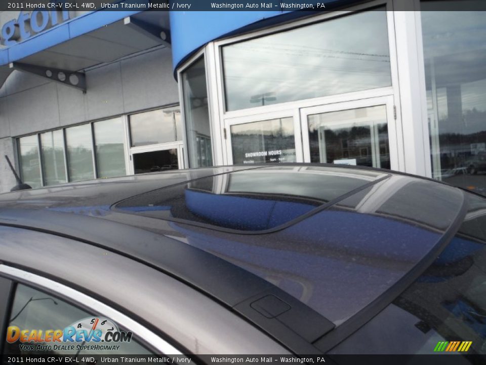 2011 Honda CR-V EX-L 4WD Urban Titanium Metallic / Ivory Photo #4