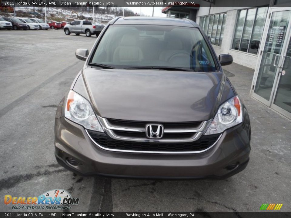 2011 Honda CR-V EX-L 4WD Urban Titanium Metallic / Ivory Photo #5