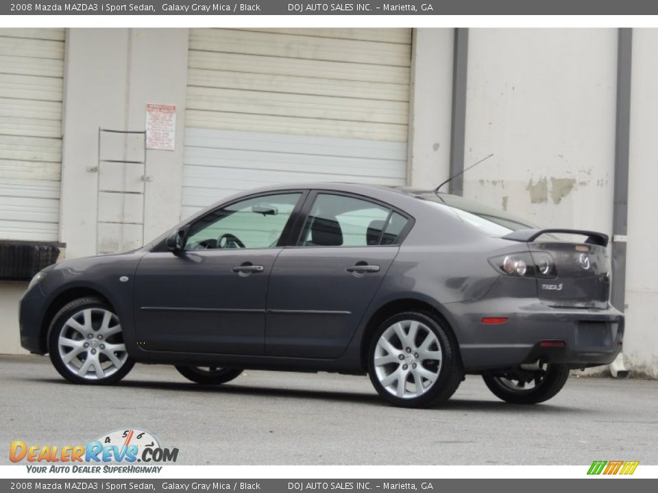 2008 Mazda MAZDA3 i Sport Sedan Galaxy Gray Mica / Black Photo #3