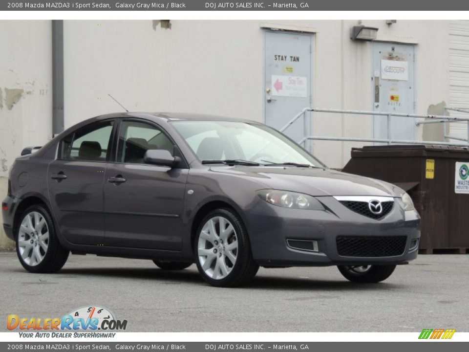 2008 Mazda MAZDA3 i Sport Sedan Galaxy Gray Mica / Black Photo #5