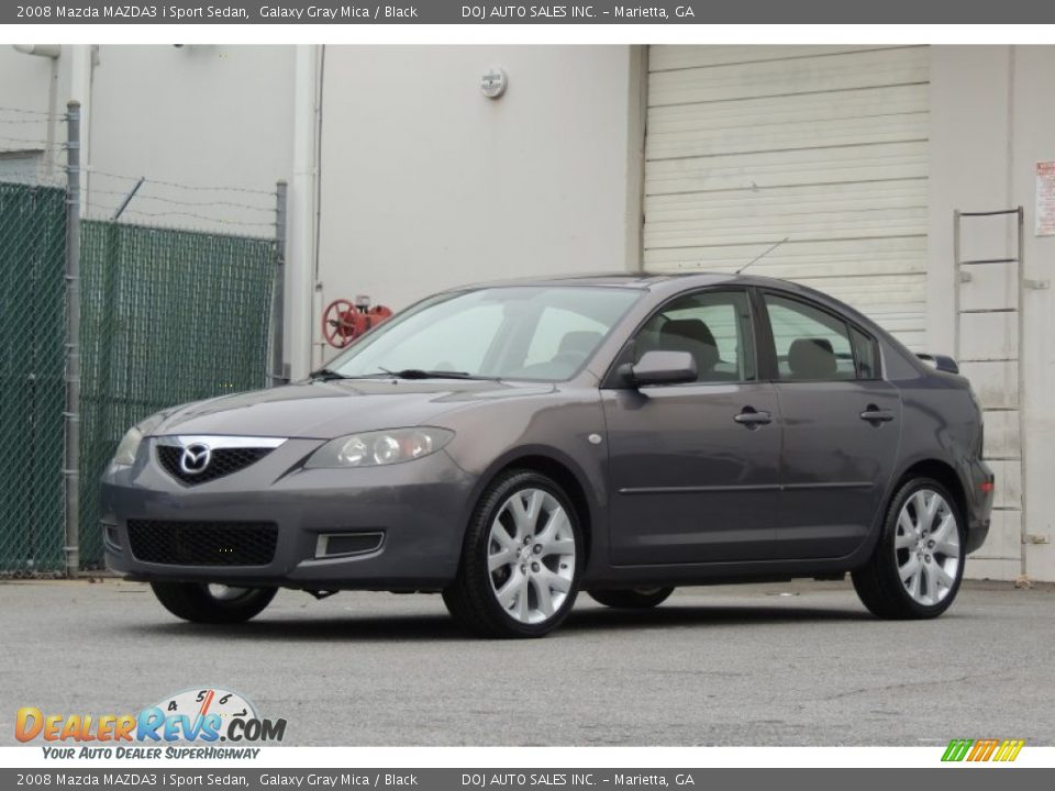 Front 3/4 View of 2008 Mazda MAZDA3 i Sport Sedan Photo #6