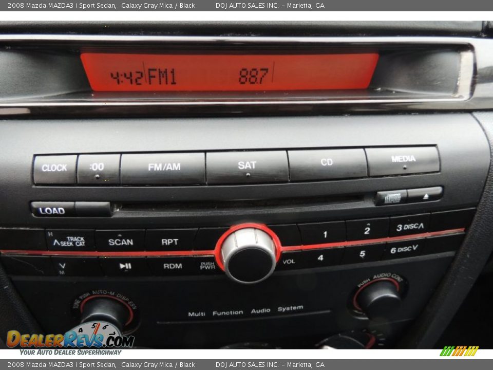 2008 Mazda MAZDA3 i Sport Sedan Galaxy Gray Mica / Black Photo #8