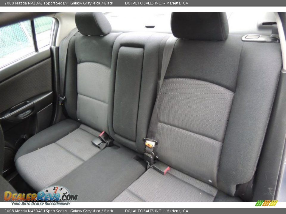 2008 Mazda MAZDA3 i Sport Sedan Galaxy Gray Mica / Black Photo #9