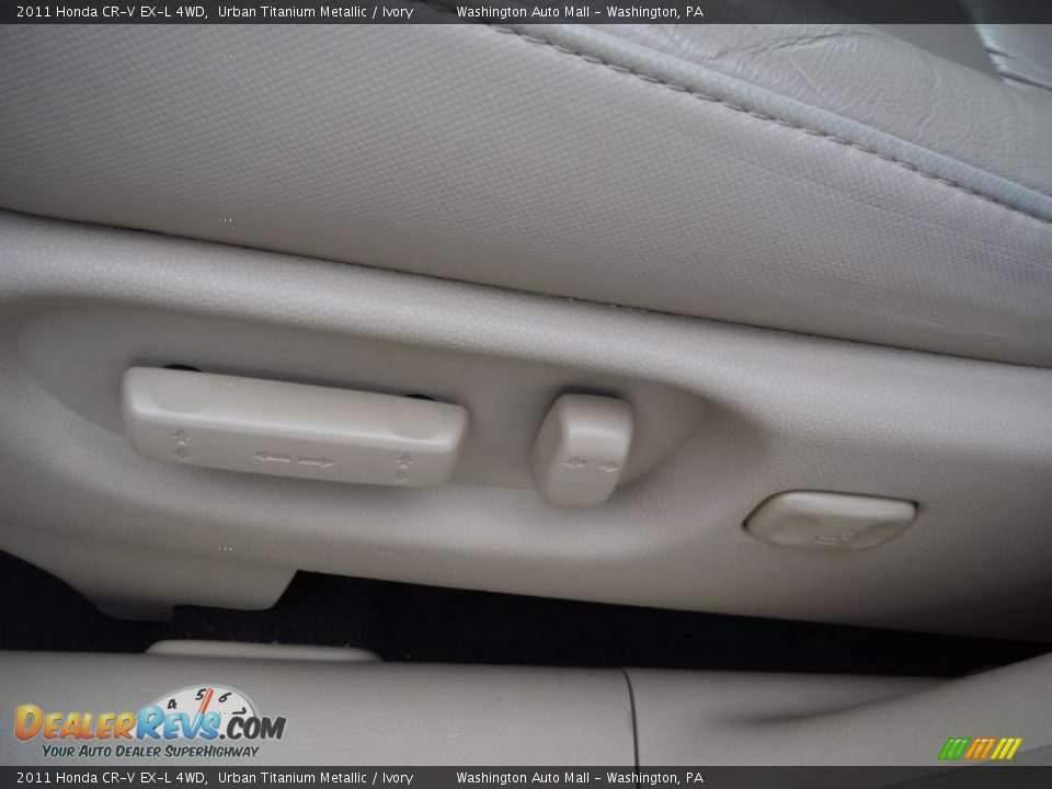 2011 Honda CR-V EX-L 4WD Urban Titanium Metallic / Ivory Photo #13