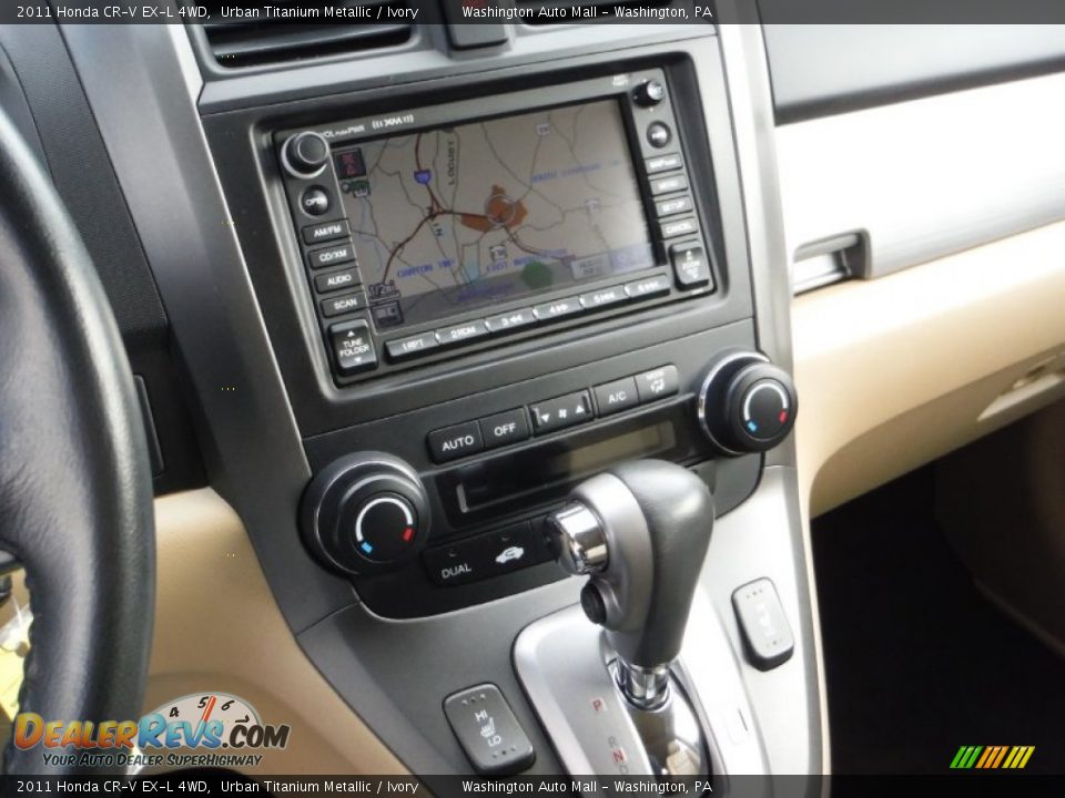 2011 Honda CR-V EX-L 4WD Urban Titanium Metallic / Ivory Photo #14