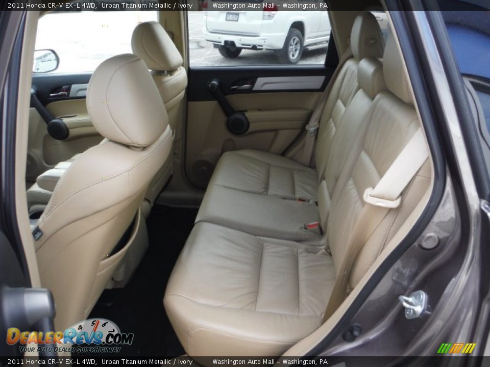 2011 Honda CR-V EX-L 4WD Urban Titanium Metallic / Ivory Photo #16
