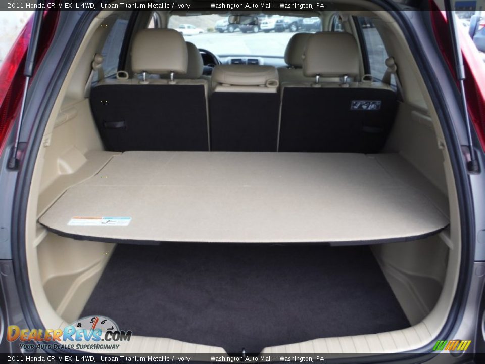2011 Honda CR-V EX-L 4WD Urban Titanium Metallic / Ivory Photo #17
