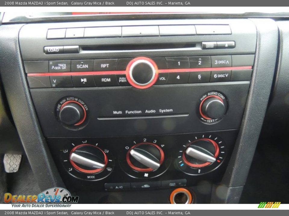 2008 Mazda MAZDA3 i Sport Sedan Galaxy Gray Mica / Black Photo #14