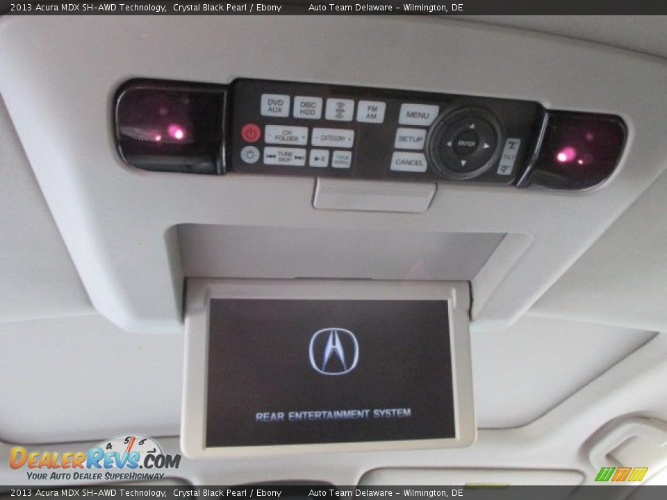 2013 Acura MDX SH-AWD Technology Crystal Black Pearl / Ebony Photo #23