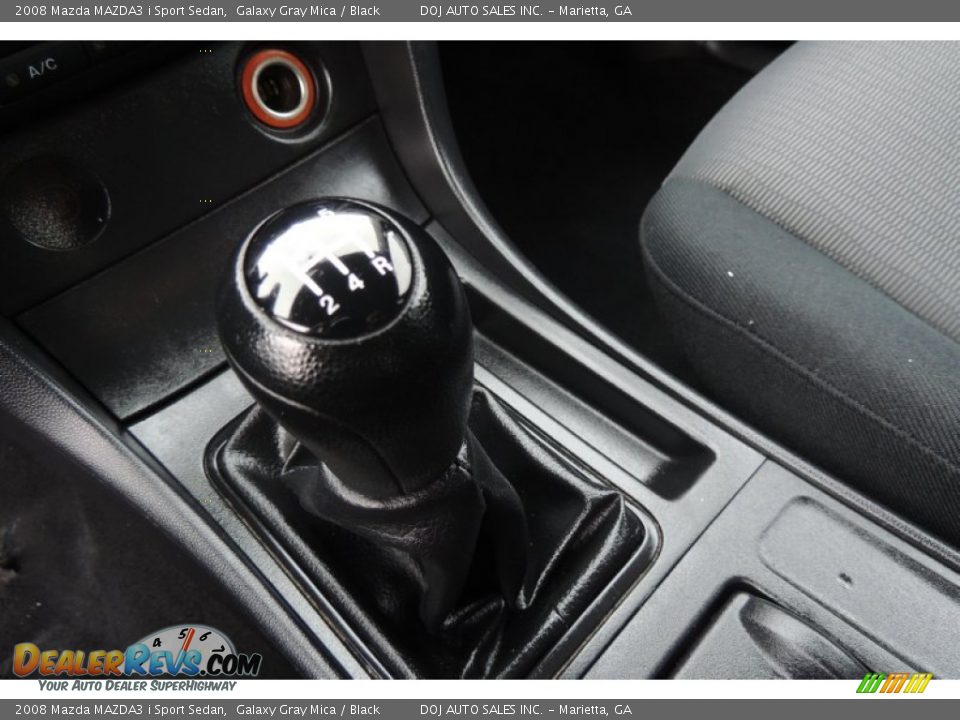 2008 Mazda MAZDA3 i Sport Sedan Galaxy Gray Mica / Black Photo #15