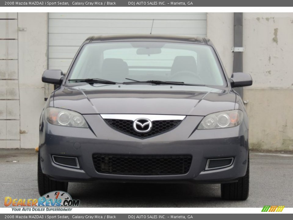 2008 Mazda MAZDA3 i Sport Sedan Galaxy Gray Mica / Black Photo #17
