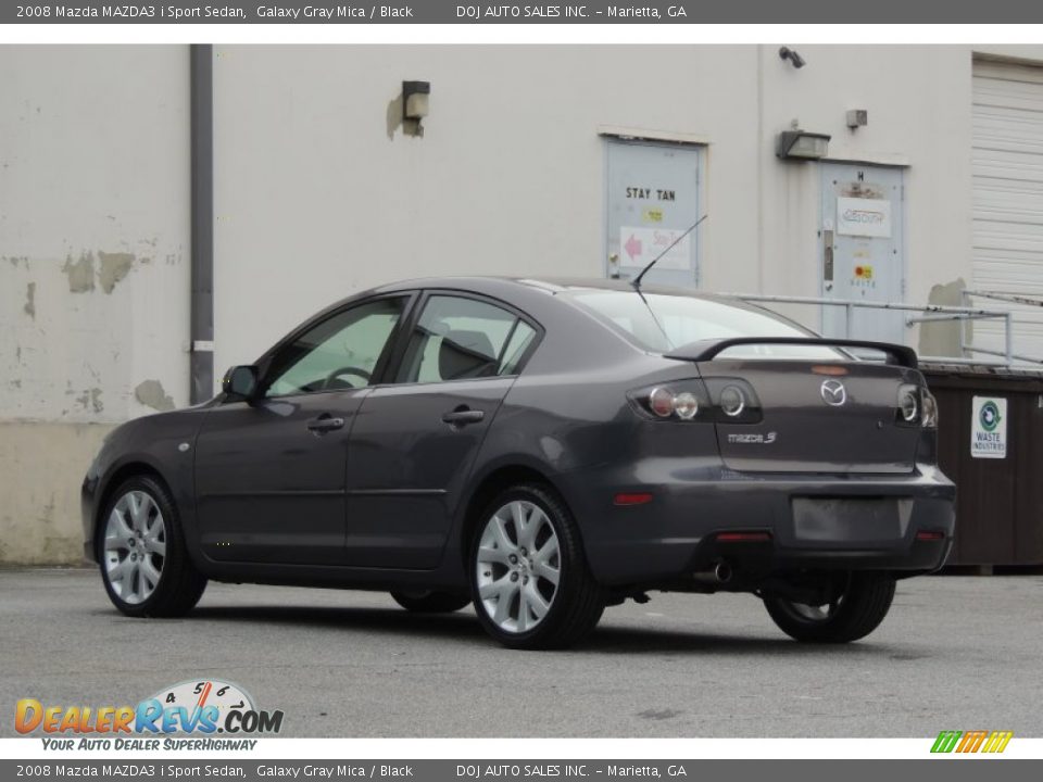 2008 Mazda MAZDA3 i Sport Sedan Galaxy Gray Mica / Black Photo #23