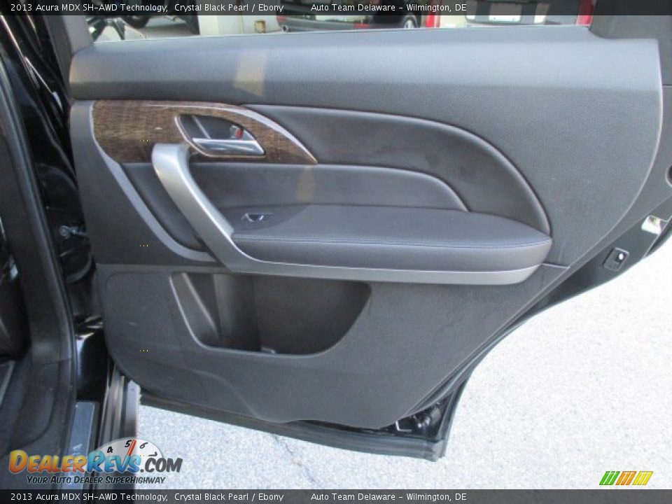 2013 Acura MDX SH-AWD Technology Crystal Black Pearl / Ebony Photo #35