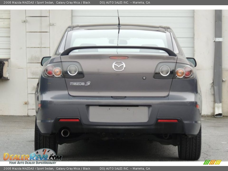 2008 Mazda MAZDA3 i Sport Sedan Galaxy Gray Mica / Black Photo #28