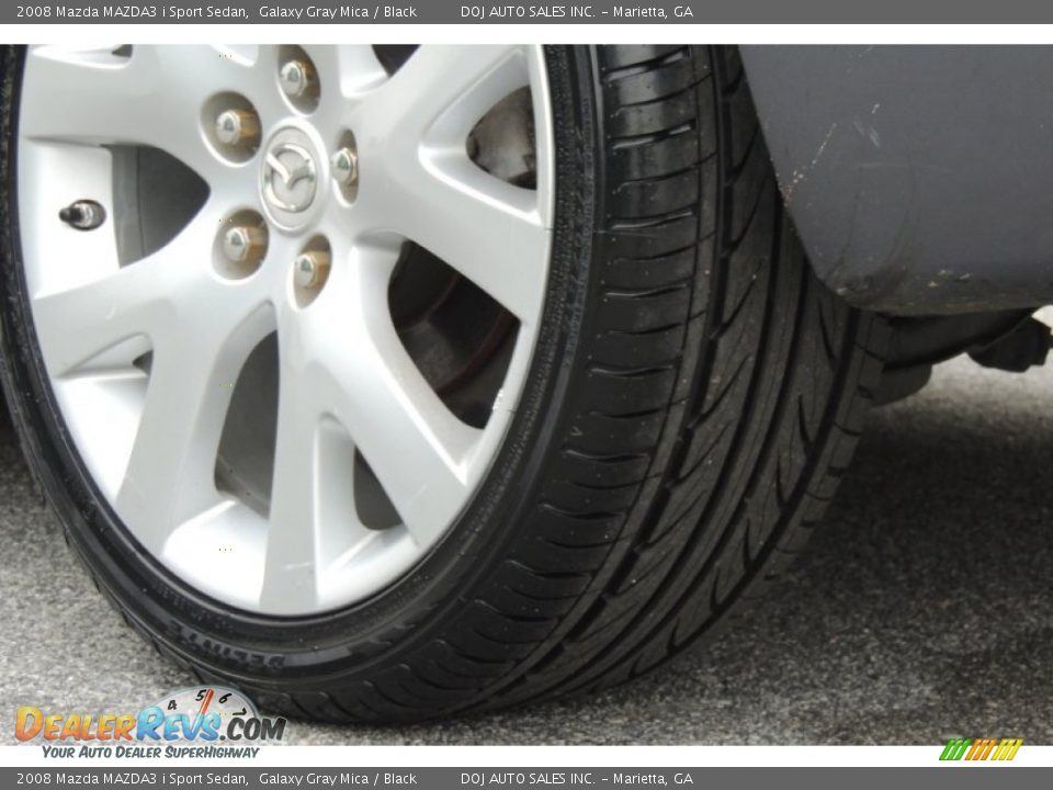 2008 Mazda MAZDA3 i Sport Sedan Galaxy Gray Mica / Black Photo #30