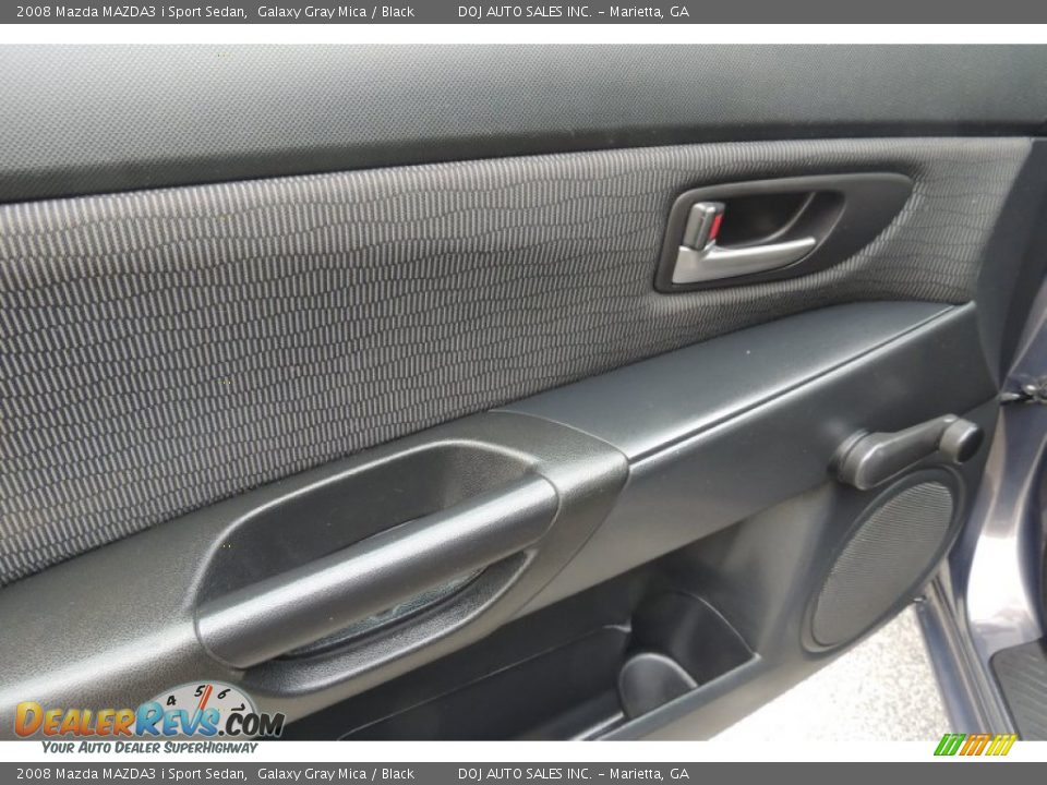 2008 Mazda MAZDA3 i Sport Sedan Galaxy Gray Mica / Black Photo #31