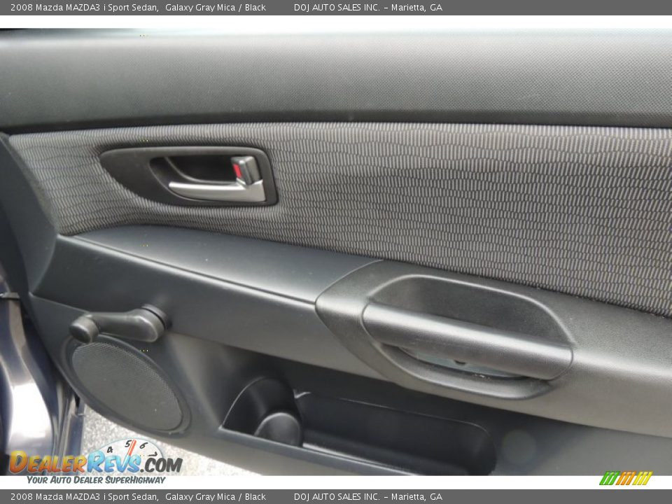 2008 Mazda MAZDA3 i Sport Sedan Galaxy Gray Mica / Black Photo #32