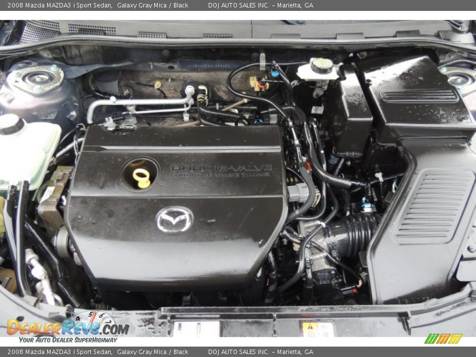 2008 Mazda MAZDA3 i Sport Sedan Galaxy Gray Mica / Black Photo #33