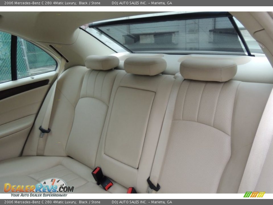Rear Seat of 2006 Mercedes-Benz C 280 4Matic Luxury Photo #15