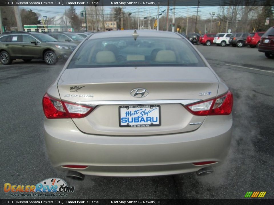 2011 Hyundai Sonata Limited 2.0T Camel Pearl / Camel Photo #7