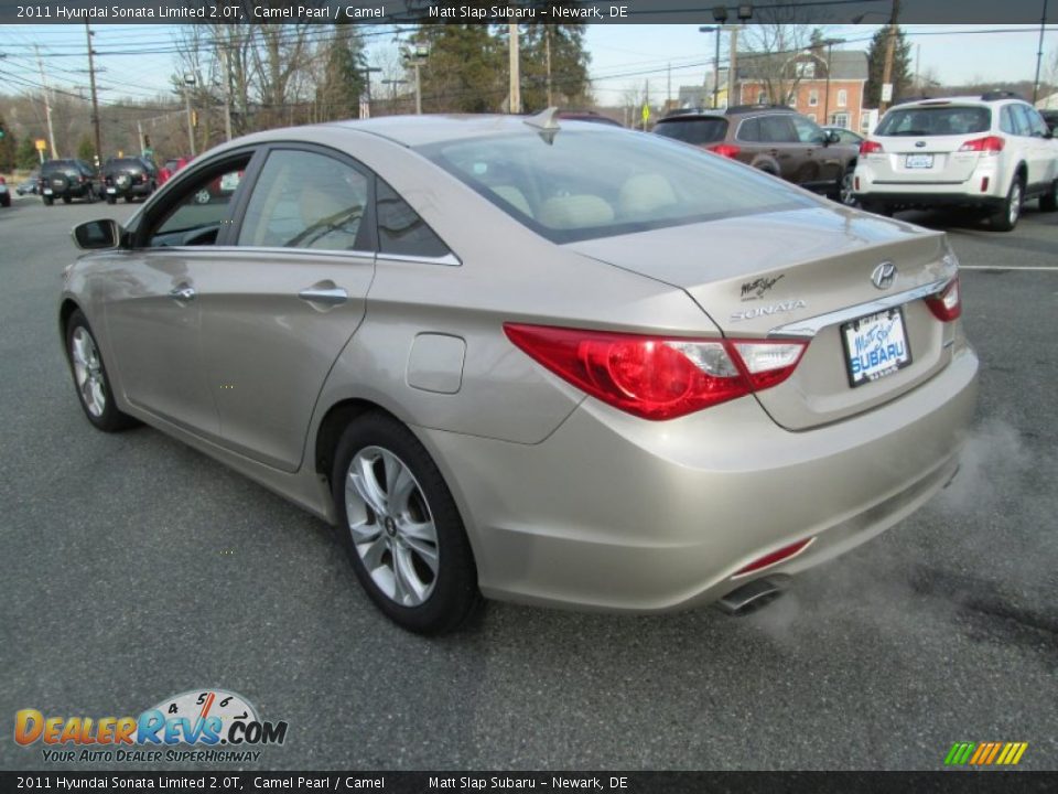 2011 Hyundai Sonata Limited 2.0T Camel Pearl / Camel Photo #8
