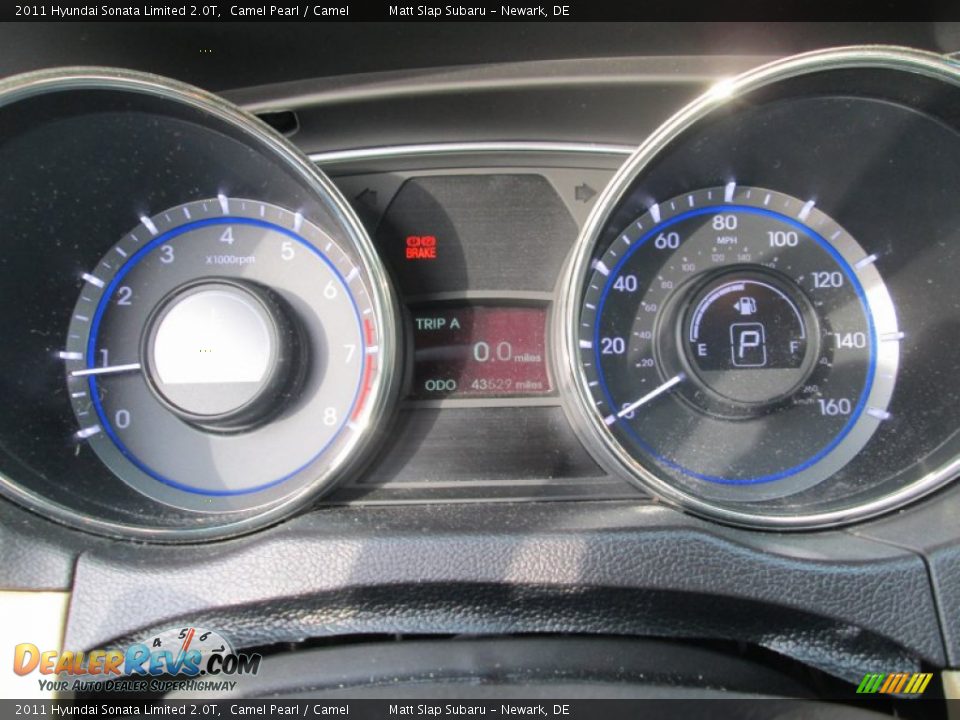 2011 Hyundai Sonata Limited 2.0T Camel Pearl / Camel Photo #27