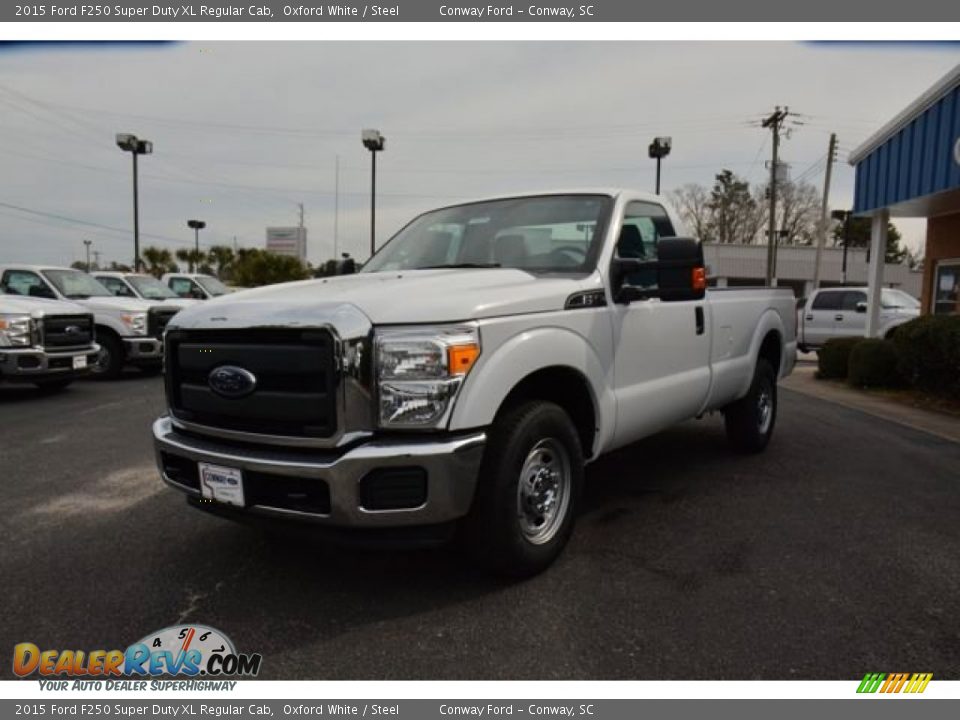 2015 Ford F250 Super Duty XL Regular Cab Oxford White / Steel Photo #1