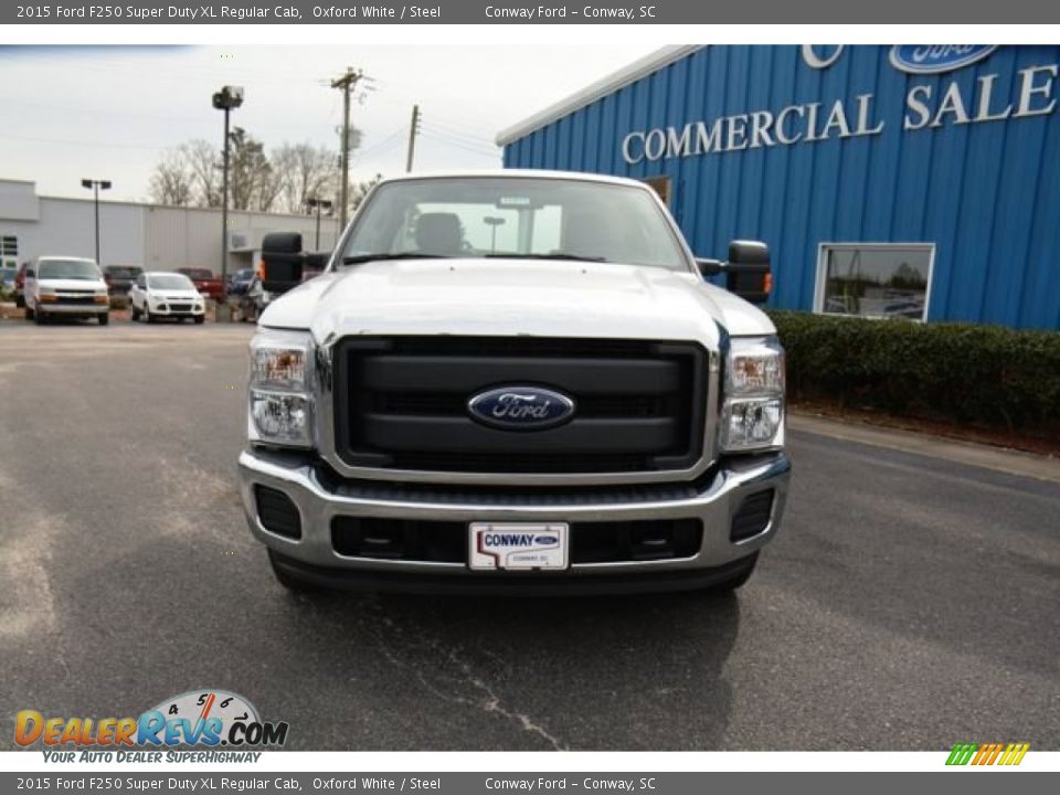 2015 Ford F250 Super Duty XL Regular Cab Oxford White / Steel Photo #2